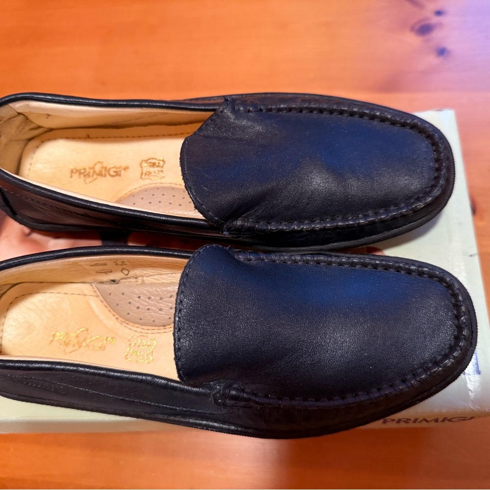 NWT Kids Black Dress Loafers Wedding Made in Italy — Size 4.5